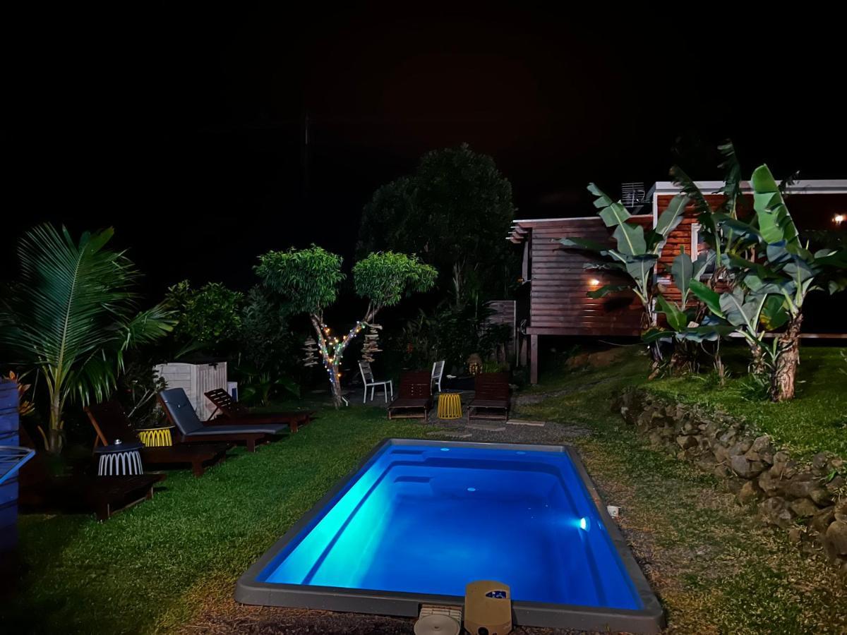 L'Escapade Creole Jacuzzi Privatif Bungalow Bananier Сен-Жозеф Экстерьер фото